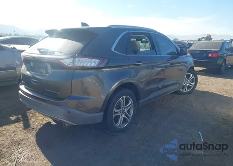 2015 Ford Edge Titanium from USA, damaged, VIN 2FMTK3K83FBB39120